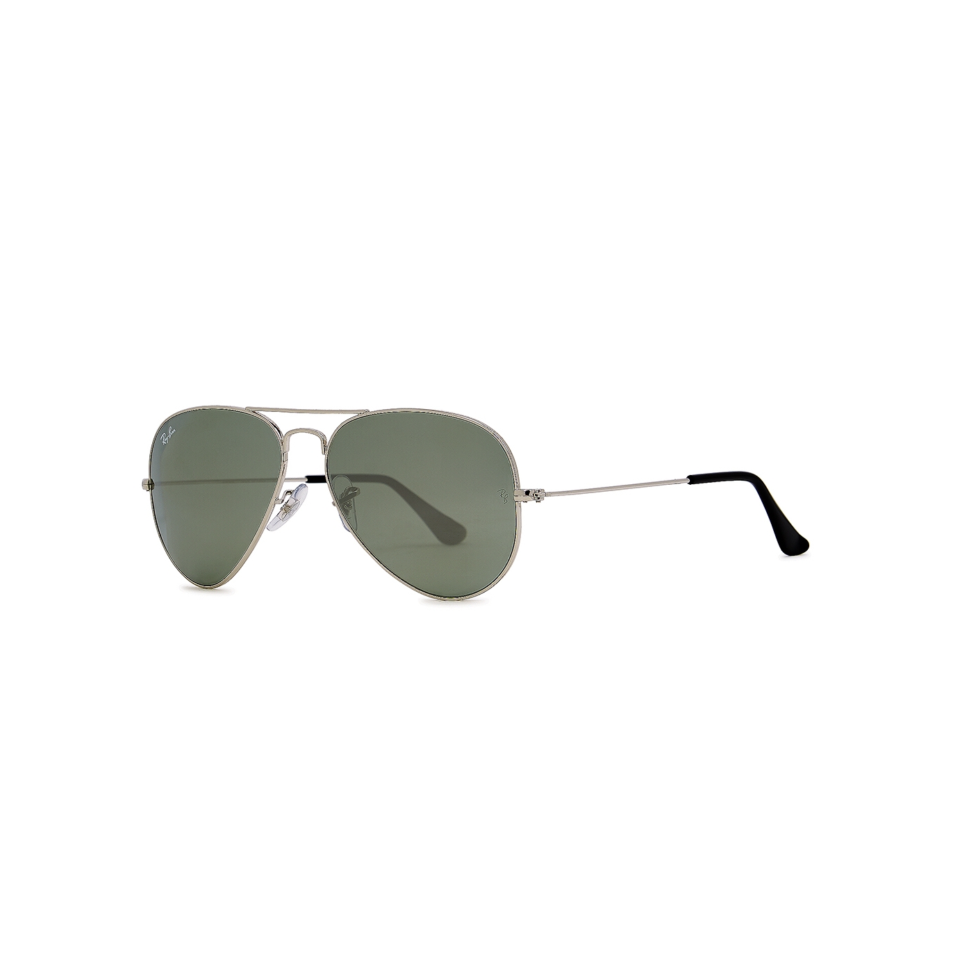 Ray-Ban Silver-tone Aviator Sunglasses, Sunglasses, Mirrored Lenses
