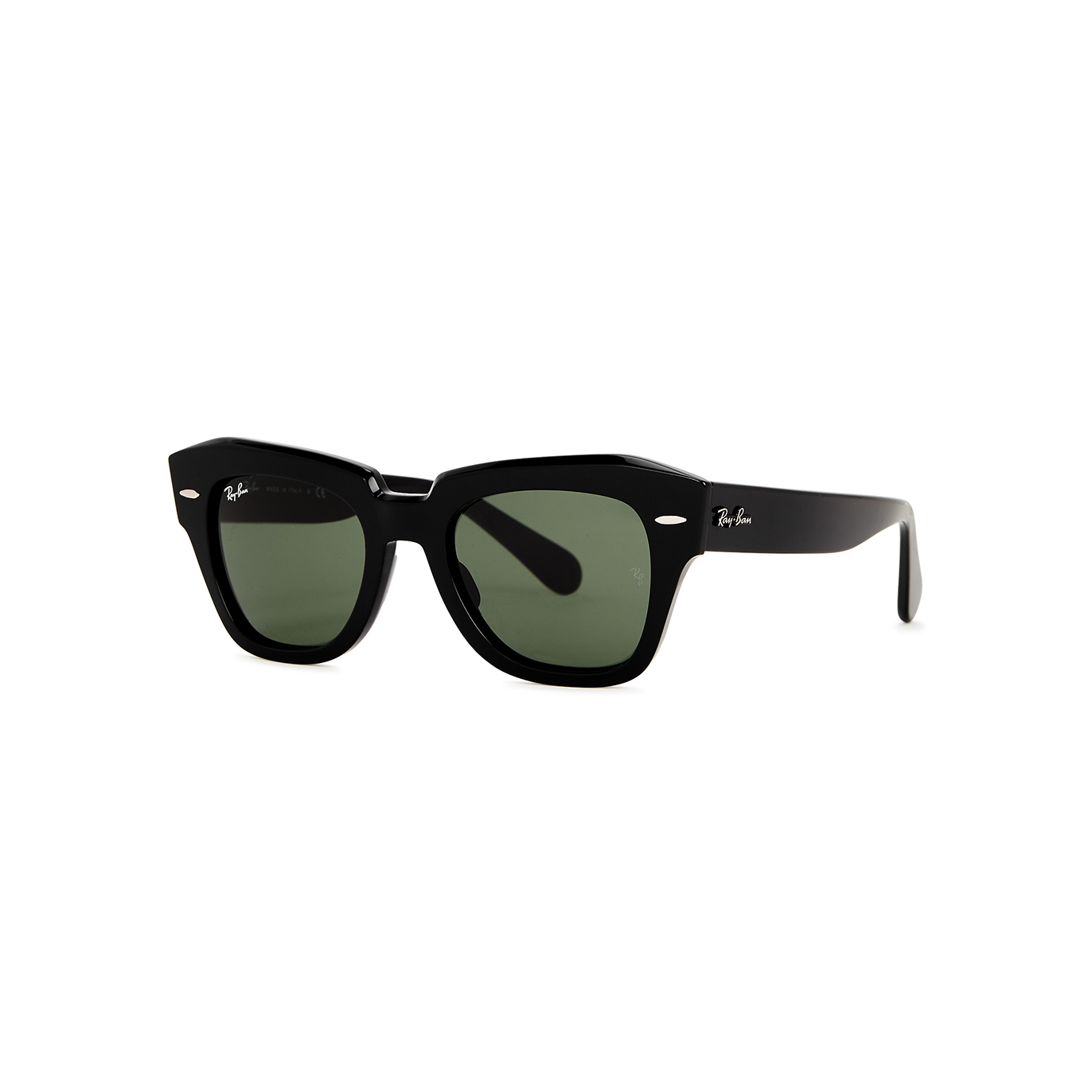 Ray-Ban State Street Black Wayfarer Sunglasses, Sunglasses, Black