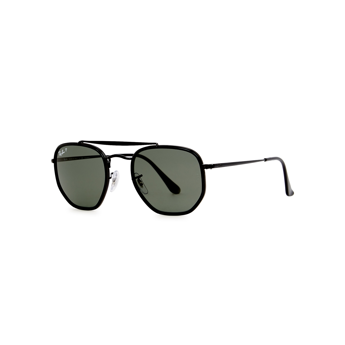 Ray-Ban The Marshal II Polarised Aviator Sunglasses, Sunglasses, Black