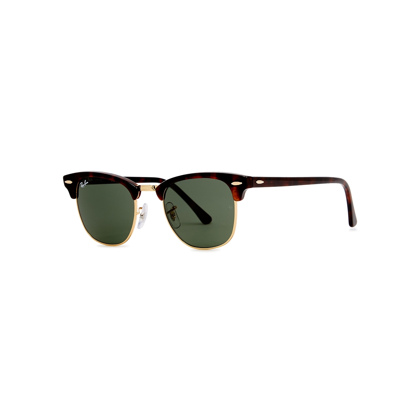 Ray-Ban Tortoiseshell Clubmaster Sunglasses, Sunglasses, Brown