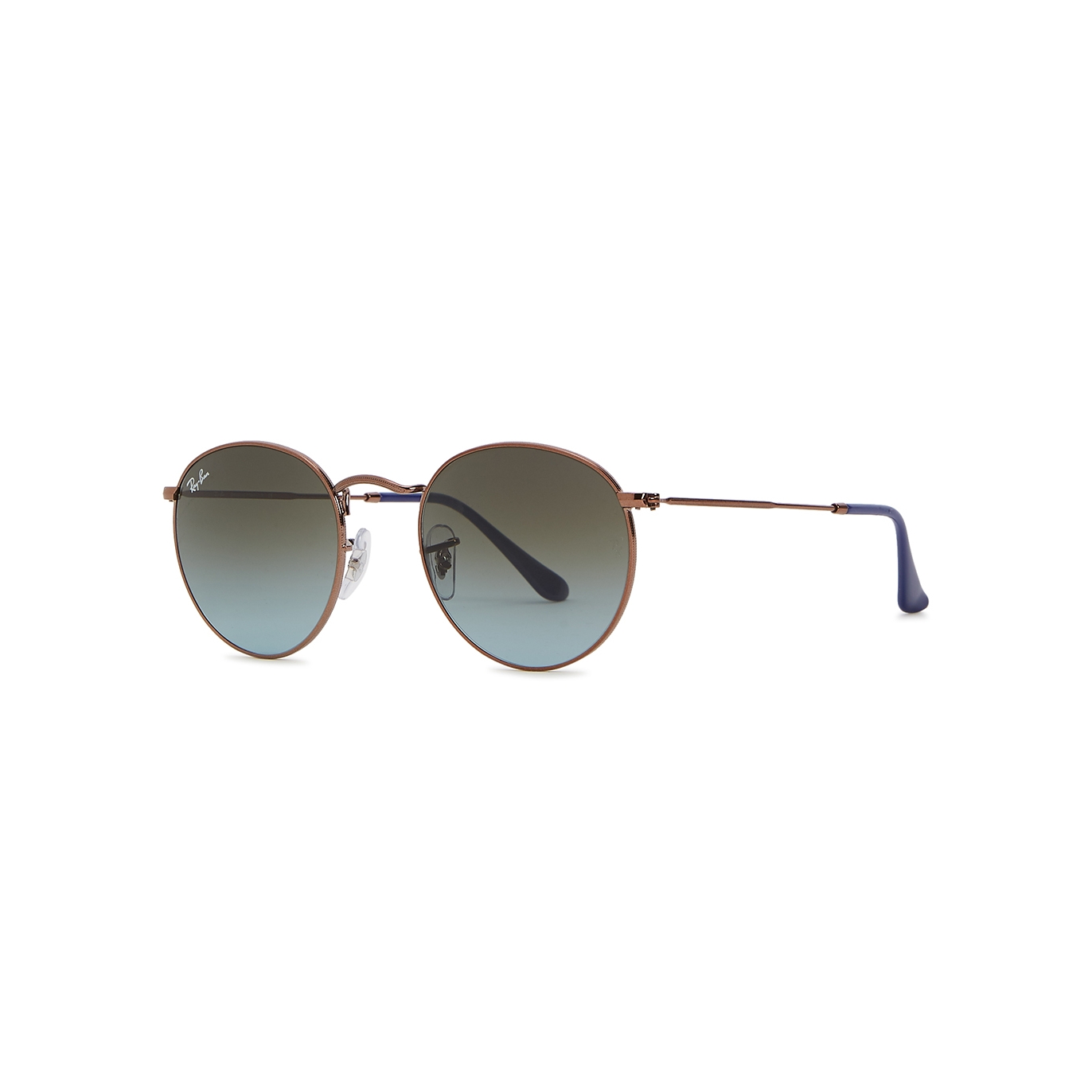 Ray-ban Bronze Round-frame Sunglasses - Brown