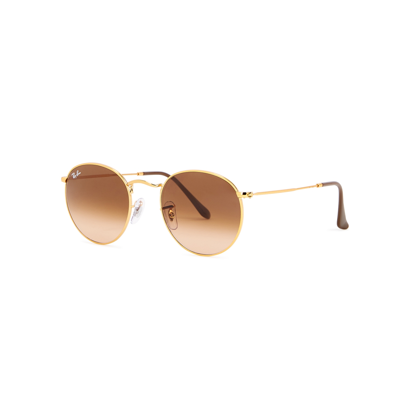 Ray-ban Copper Round-frame Sunglasses - Gold