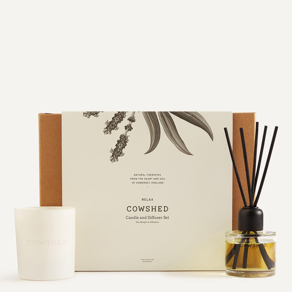 Relax Candle and Diffuser Set