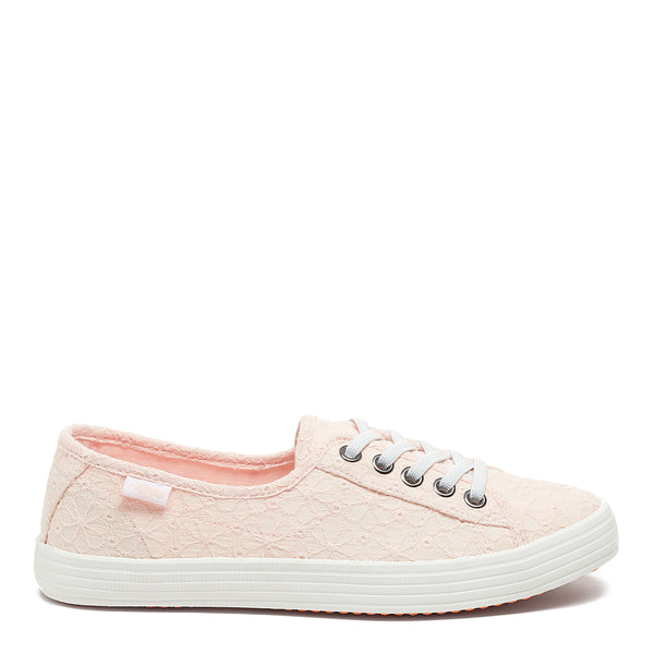 Rocket Dog Chow Chow Baby Pink Elsie Eyelet Trainers
