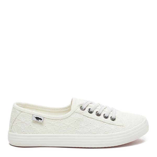 Rocket Dog Chow Chow White Elsie Eyelet Trainers