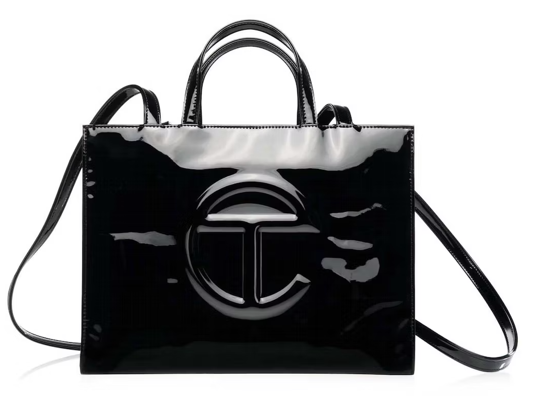 Telfar Shopping Bag Medium Patent Black