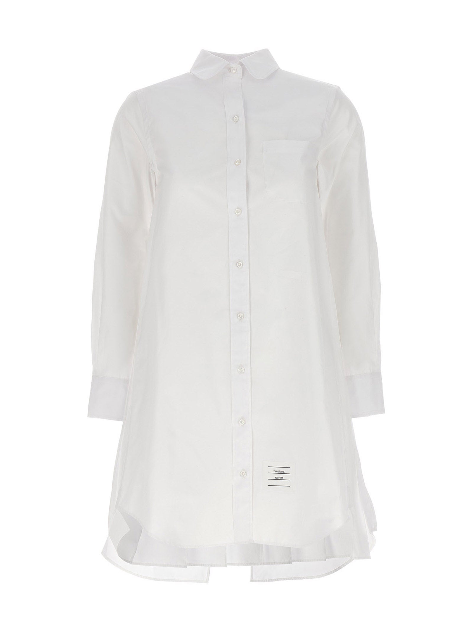 Thom Browne-Shirt Dress Abiti Bianco-Donna