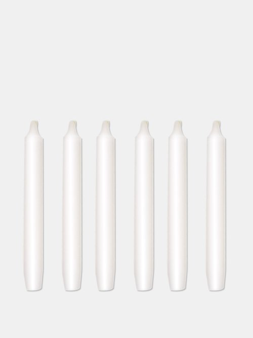 Trudon - Madeleine Set Of Six Tapered Candles - White