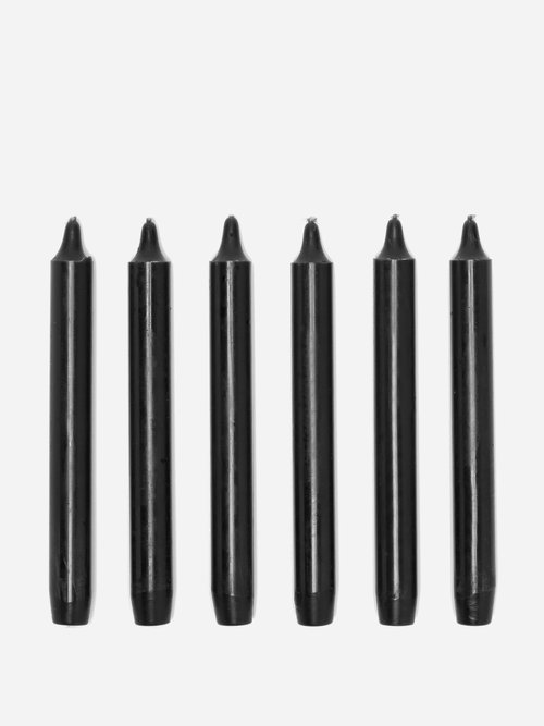 Trudon - Set Of Six Madeleine Tapered Candles - Black