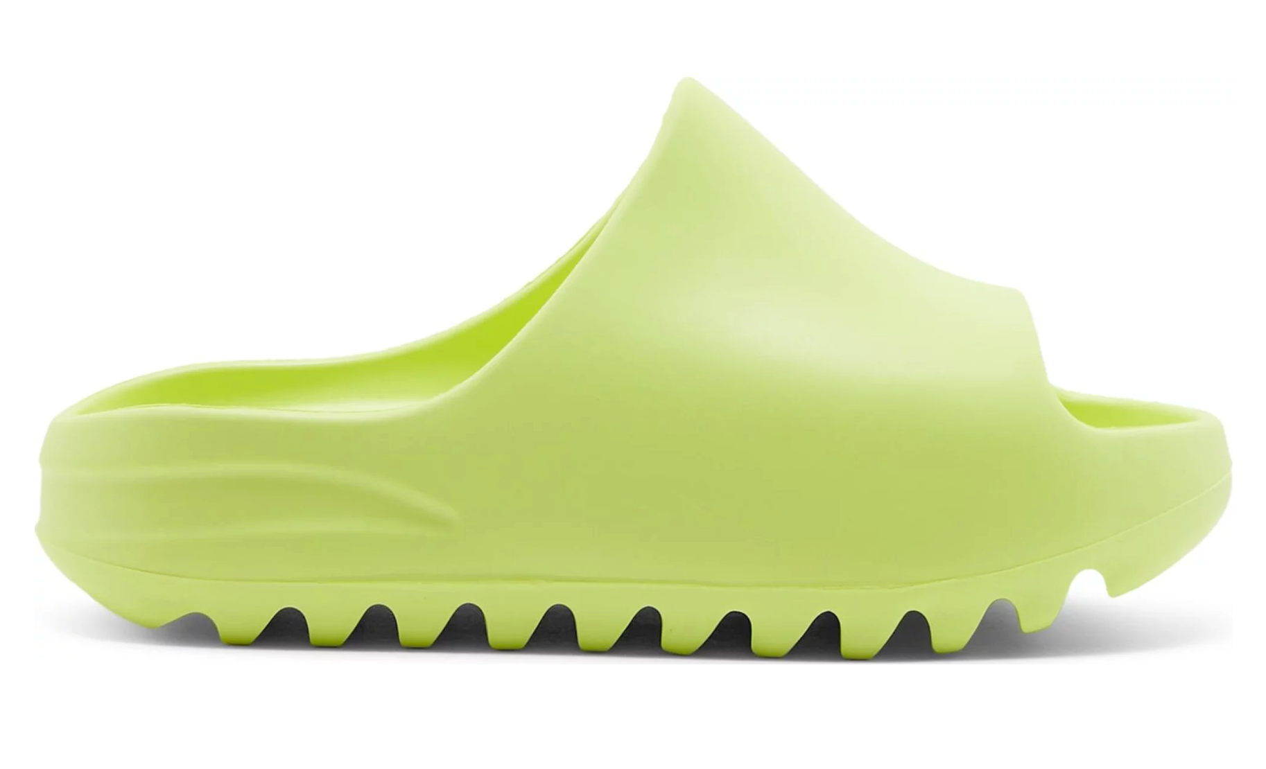 Yeezy Slide Glow Green (Kids)(2022)(Restock) Size UK 8K - EU 25 - US 8K