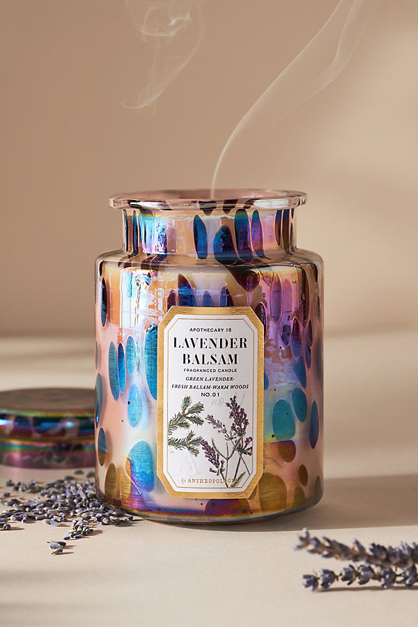 Apothecary 18 Lavender Balsam Glass Jar Candle