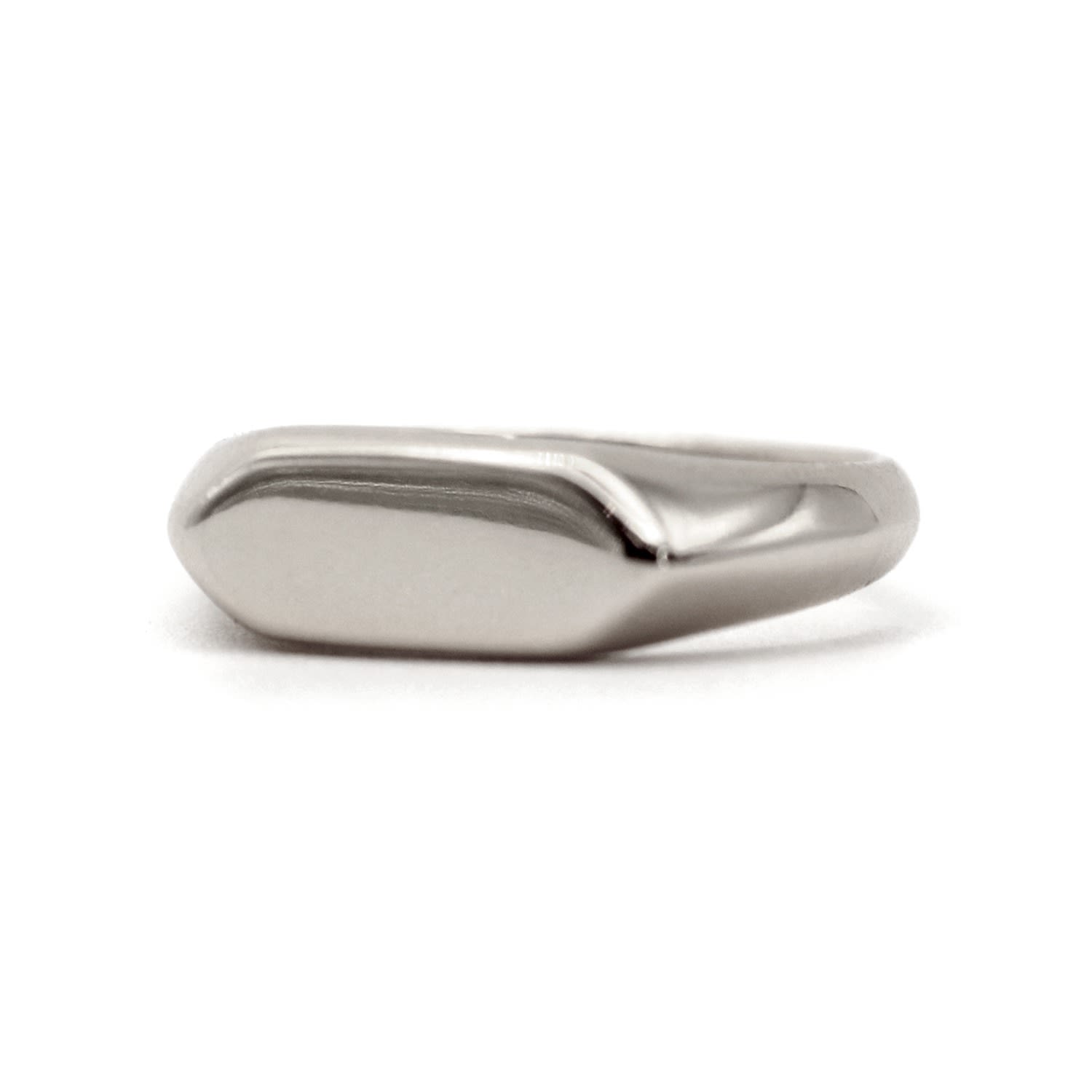 Bold Bar Signet Silver Ring For Men Vicstonenyc Fine Jewelry