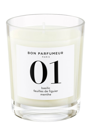 Bon Parfumeur 01 Basil Gig Leaf Mint Candle 180g