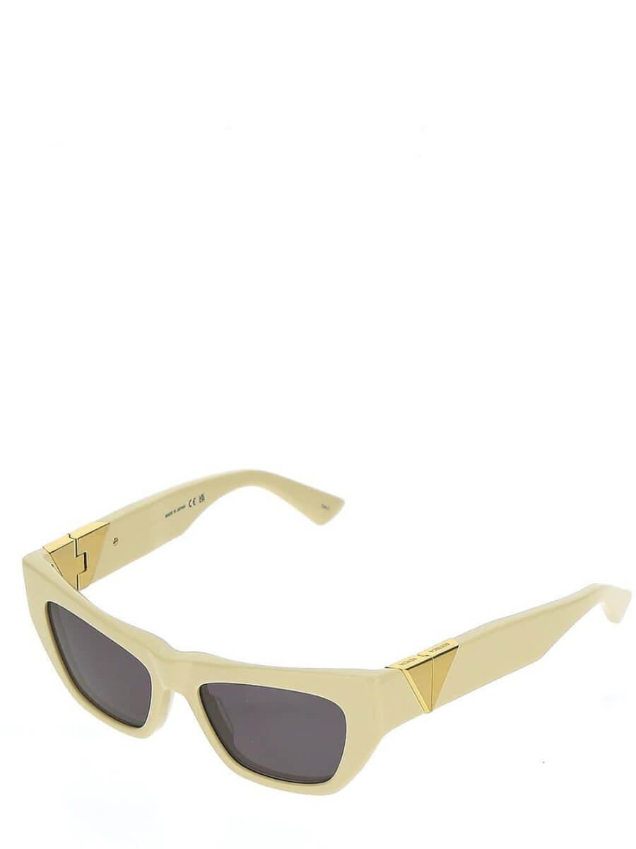 Bottega Veneta Eyewear Yellow Sunglasses