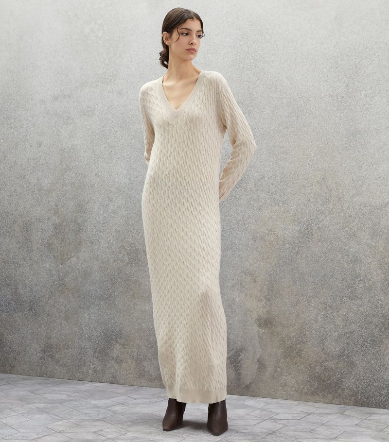 Brunello Cucinelli Wool-Cashmere Maxi Dress