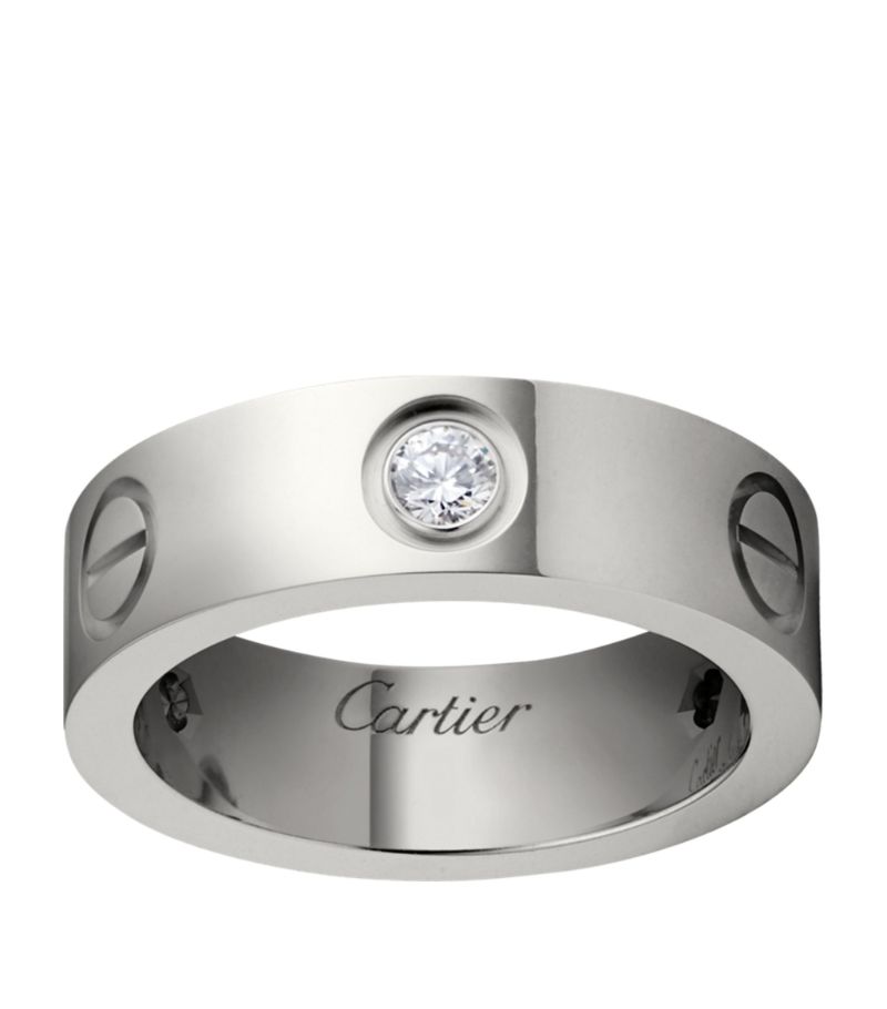 Cartier White Gold and Diamond LOVE Ring