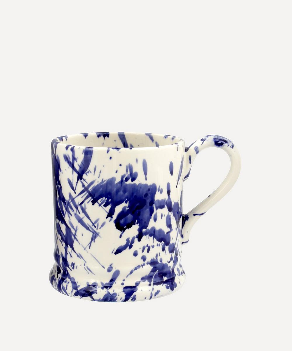 Emma Bridgewater Blue Splatter Half Pint Mug
