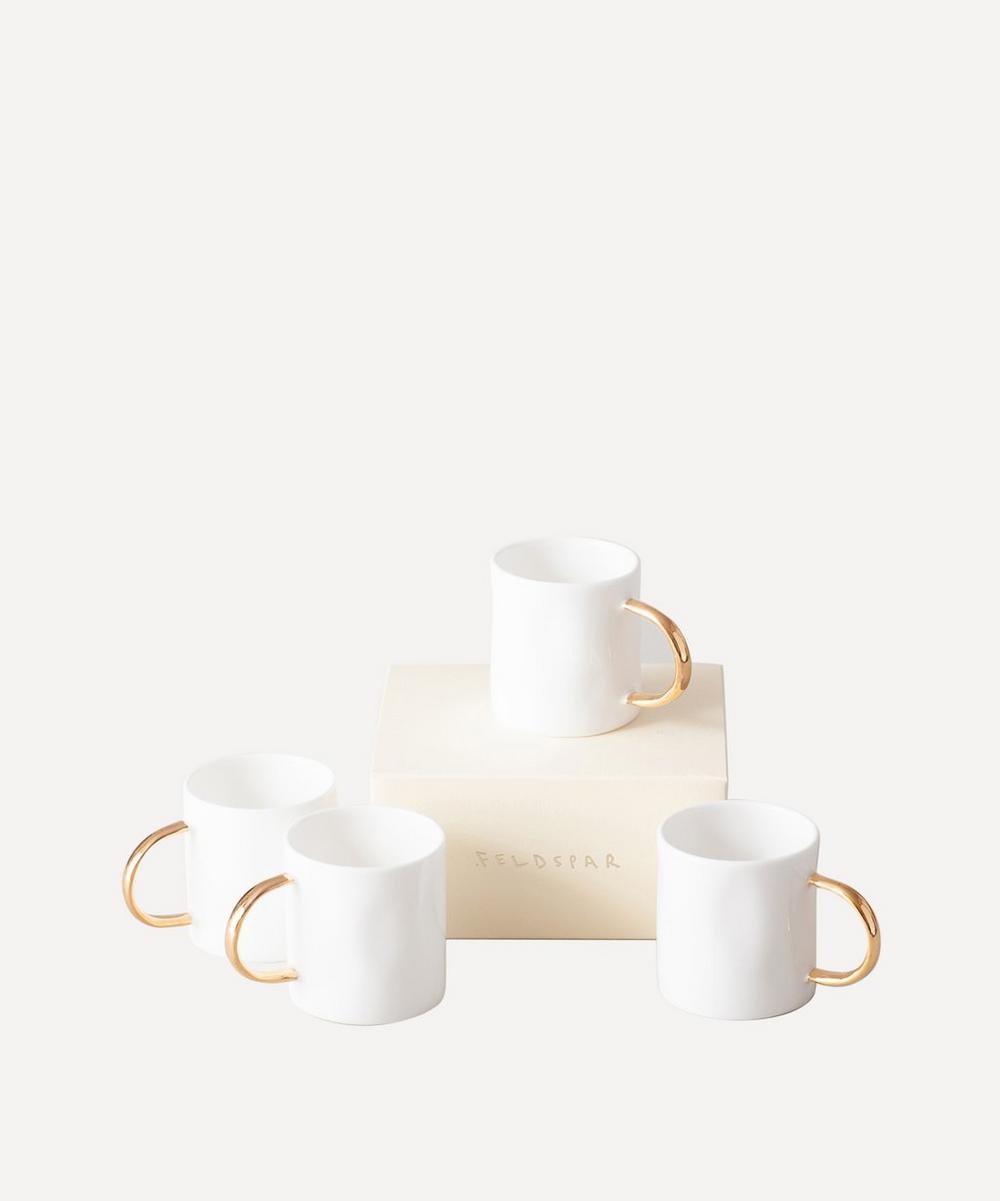 Feldspar Gold Espresso Mug Set of 4