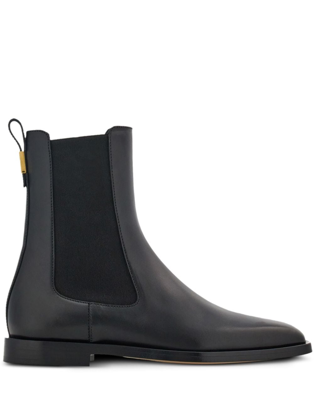Ferragamo Chelsea leather ankle boots - Black