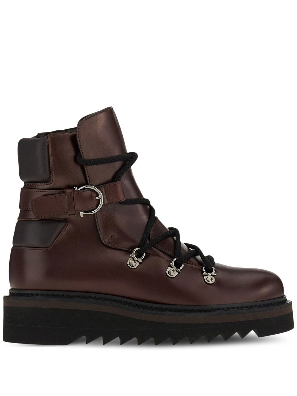 Ferragamo Elimo lace-up boots - Brown