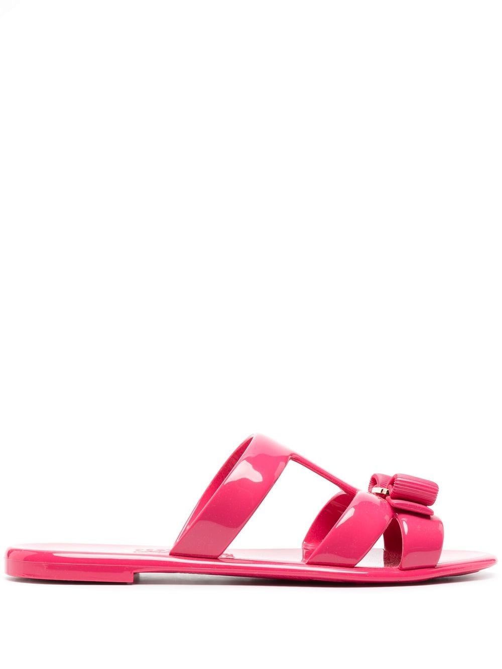 Ferragamo Lylia bow-embellished flat sandals - Pink