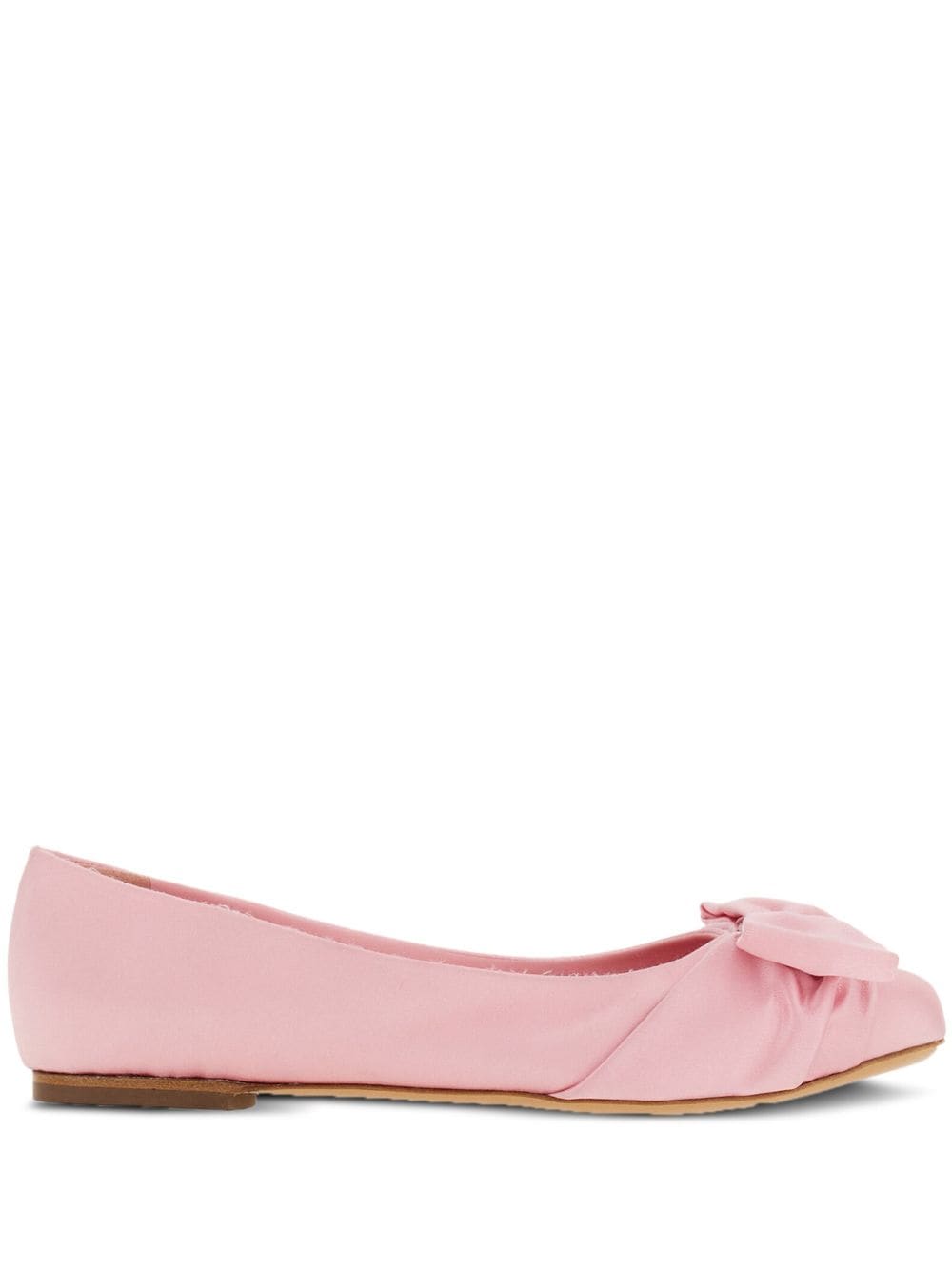 Ferragamo Vara bow-detailing leather loafers - Pink
