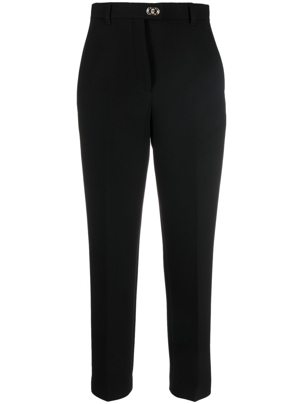Ferragamo cropped tapered trousers - Black