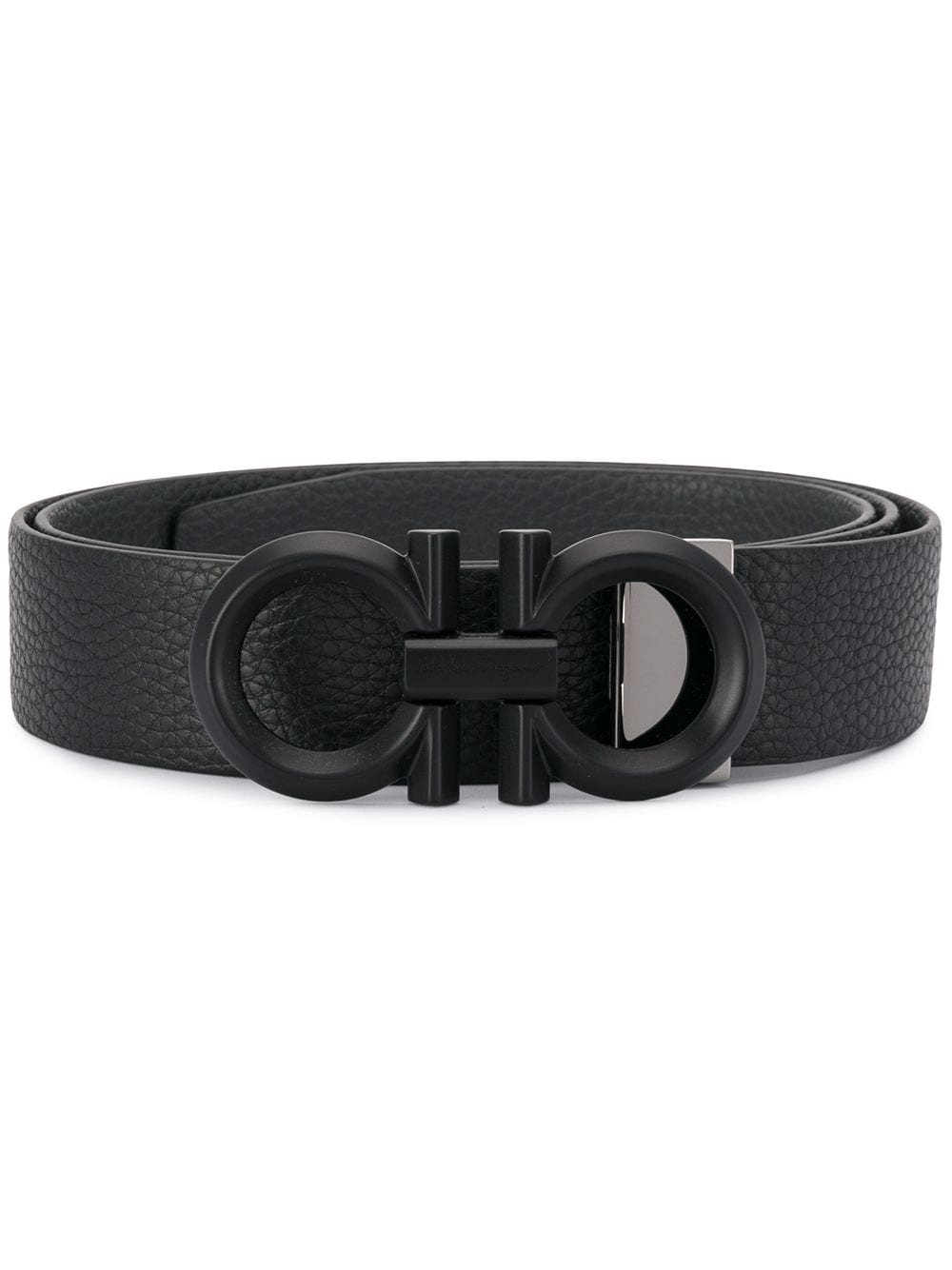 Ferragamo logo buckle belt - Black