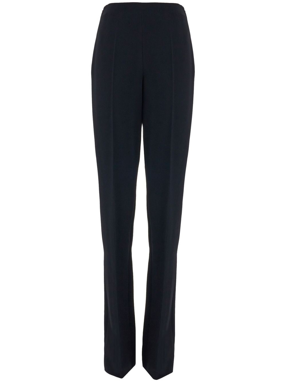 Ferragamo straight-leg pleated trousers - Black