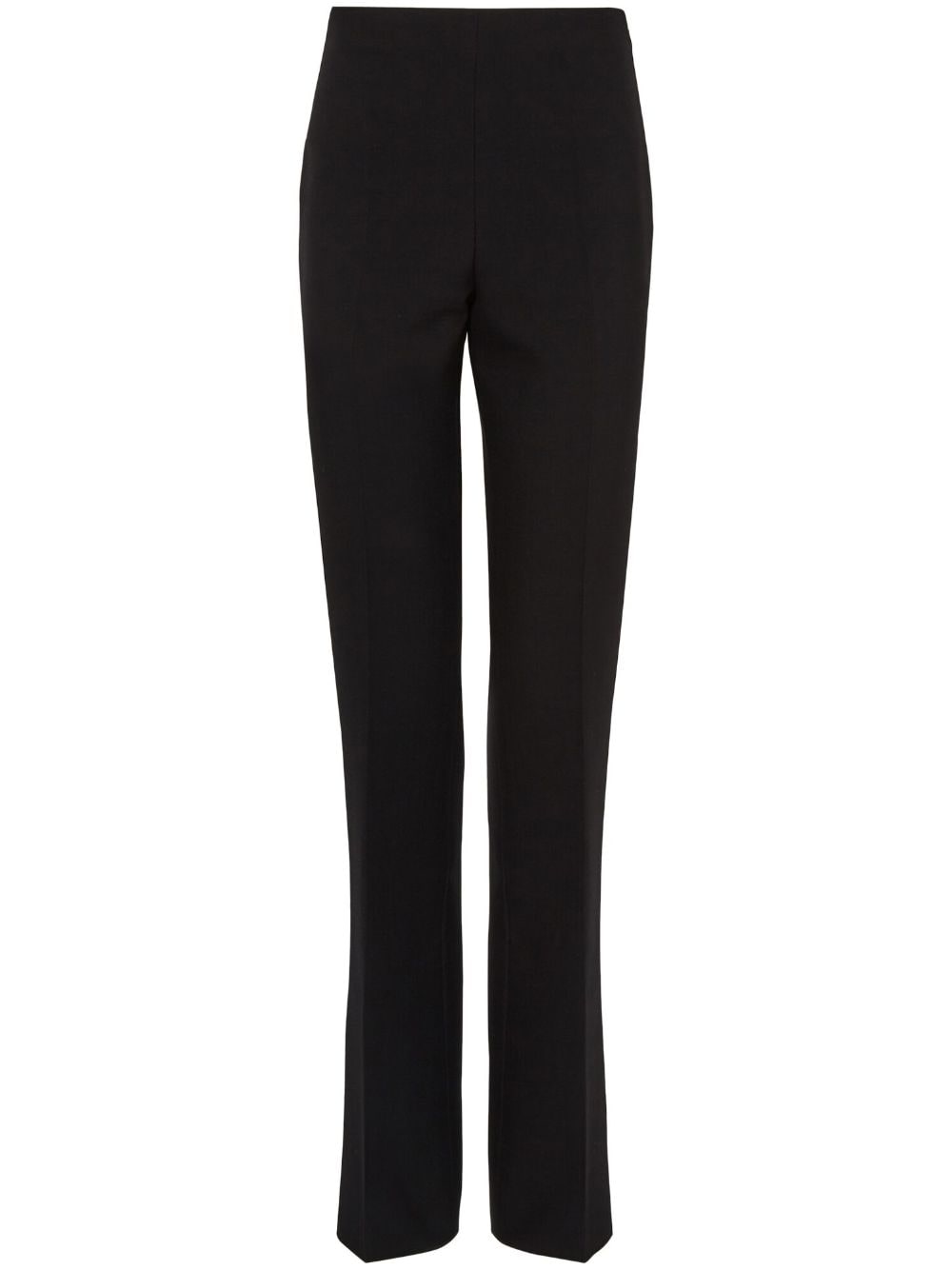 Ferragamo straight-leg wool trousers - Black