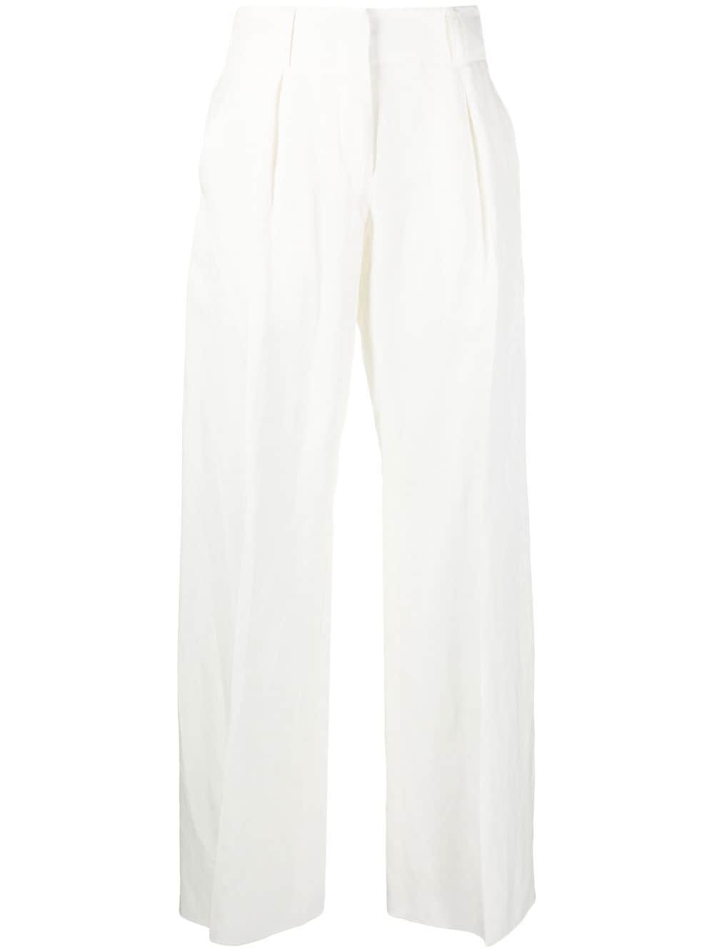 Ferragamo wide-leg trousers - White