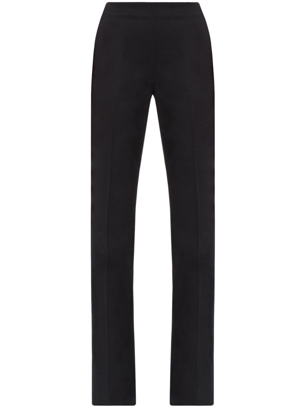 Ferragamo wool straight-leg trousers - Black