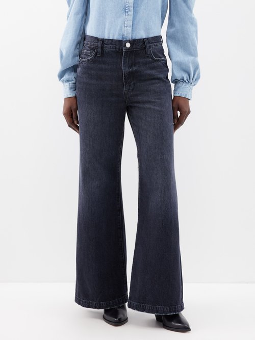Frame - Le Baggy Wide-leg Jeans - Womens - Black