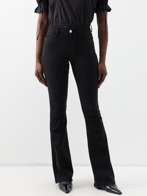 Frame - Le High Flare Jeans - Womens - Black