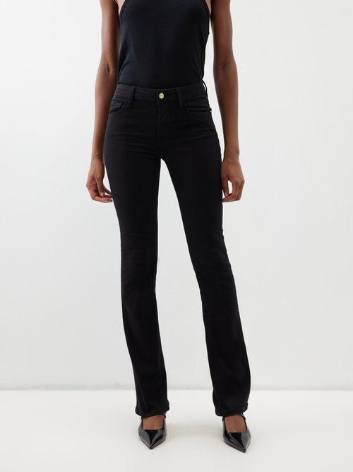 Frame - Le Mini Bootcut Jeans - Womens - Black