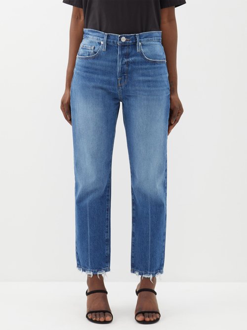 Frame - Le Original High-rise Jeans - Womens - Dark Denim