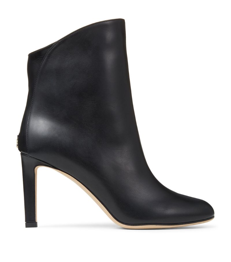 Jimmy Choo Karter 85 Leather Ankle Boots