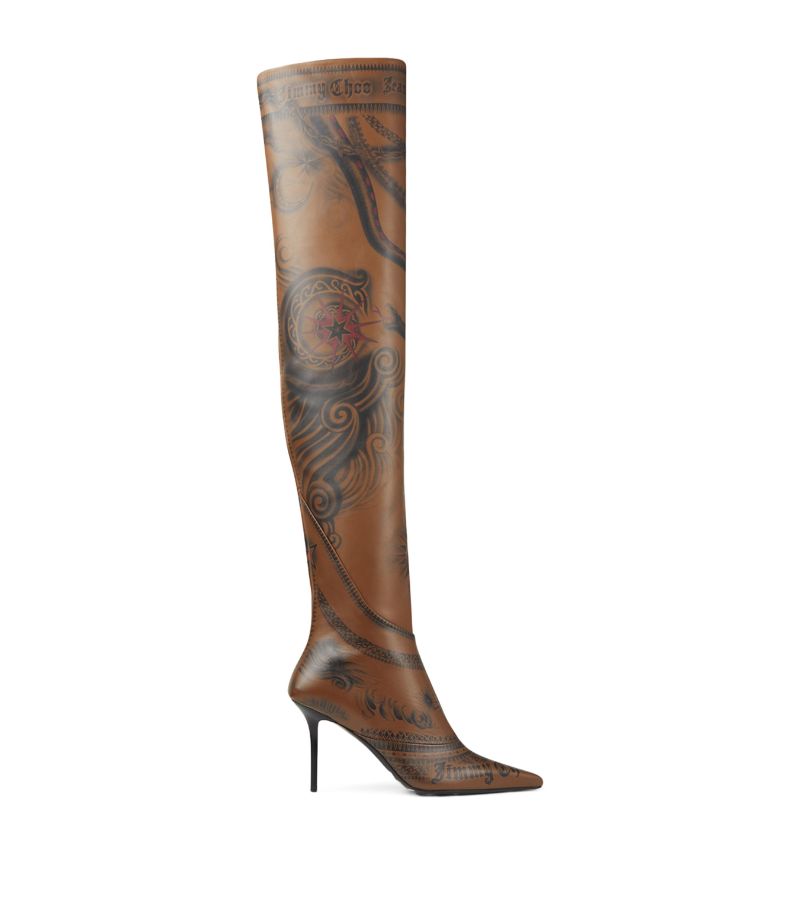 Jimmy Choo x Jean Paul Gaultier Over-The-Knee Boots 90