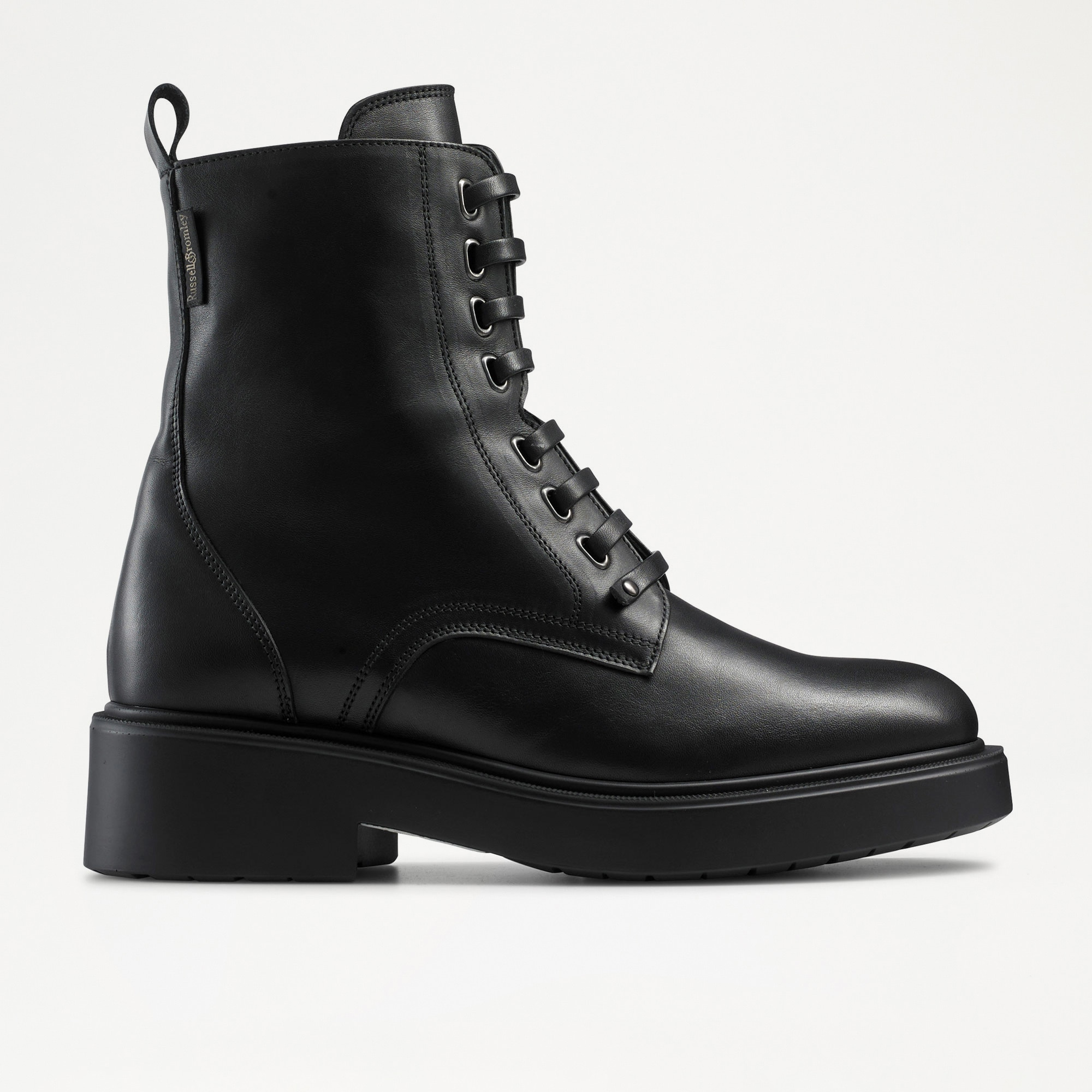 LIQUORICE Leather Lace Up Boot