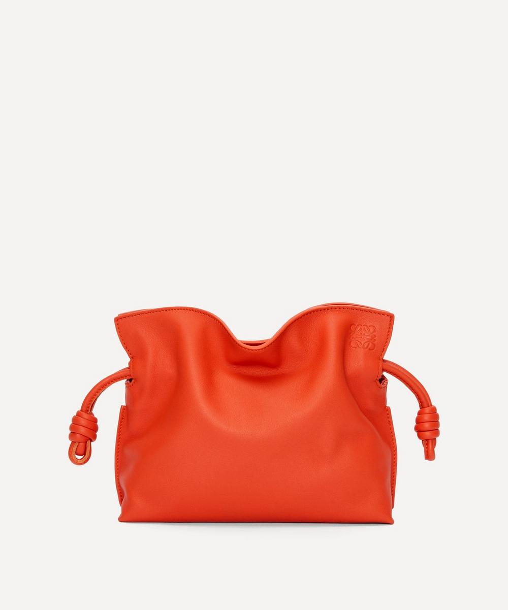 Loewe Women's Mini Flamenco Leather Clutch Bag
