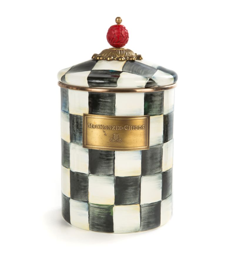 MacKenzie-Childs Medium Courtly Check Canister