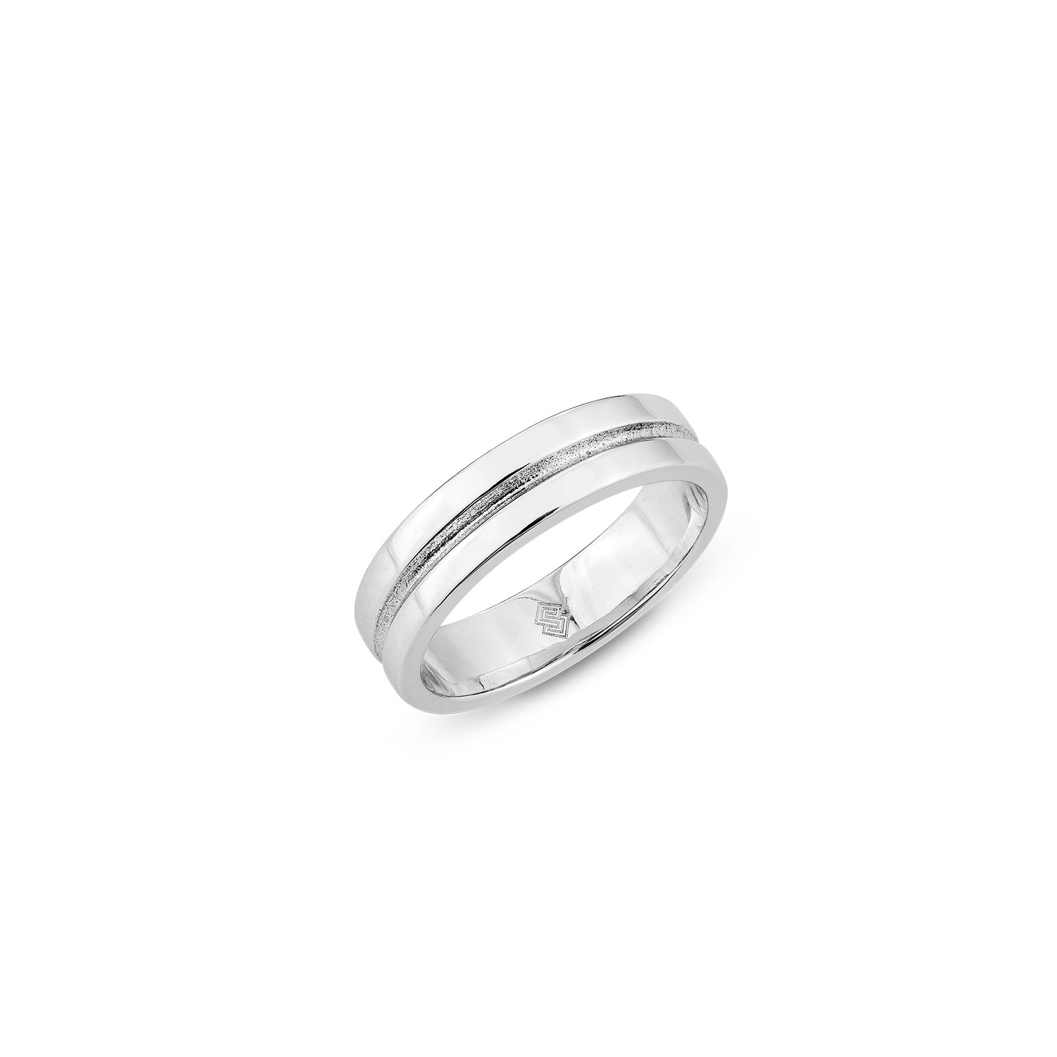 Men's Infinito Ring In Sterling Silver Sally Skoufis