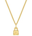 Men's Lock Necklace In Gold Northskull