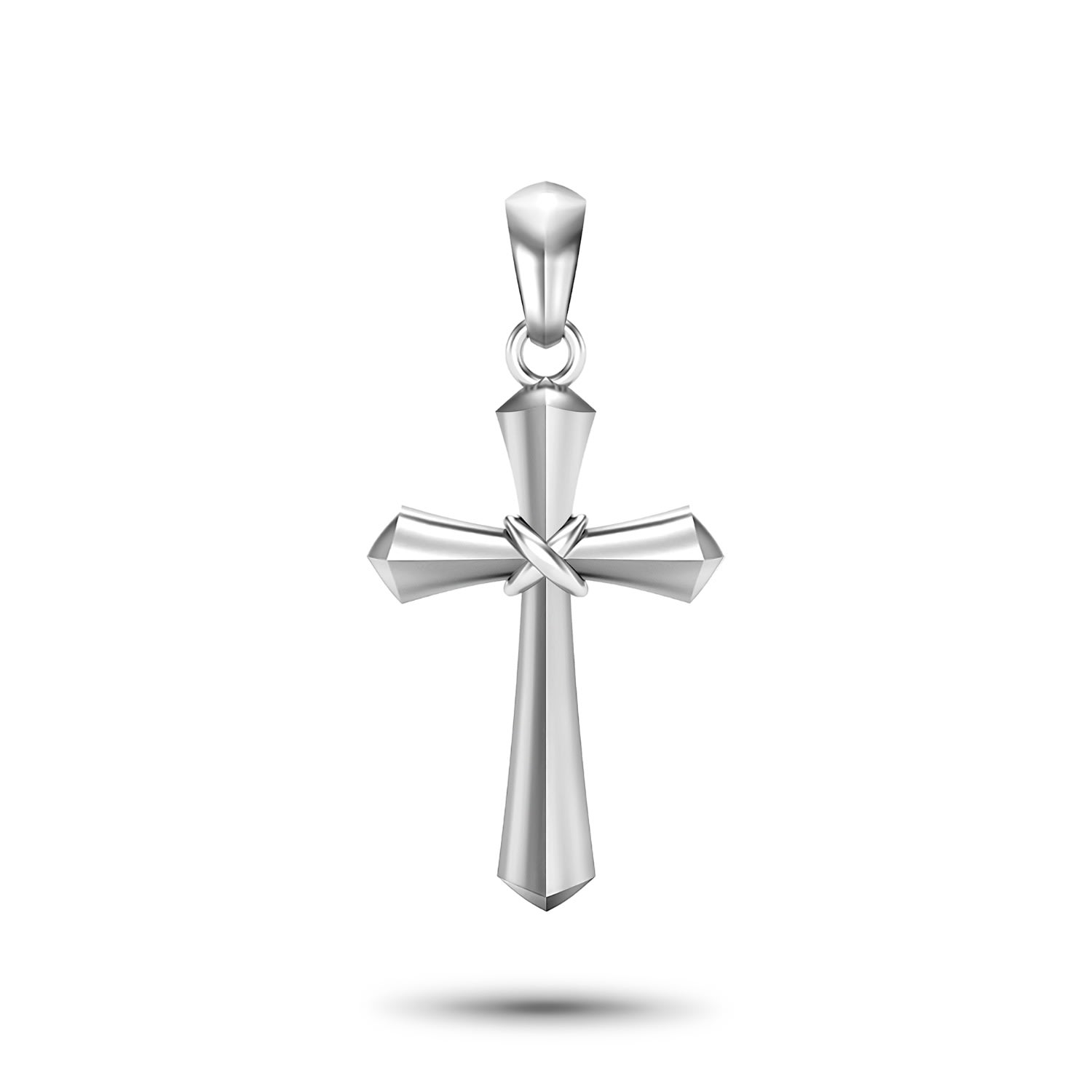 Men's Silver Ancient Cross Amulet Rahul Patel Collection