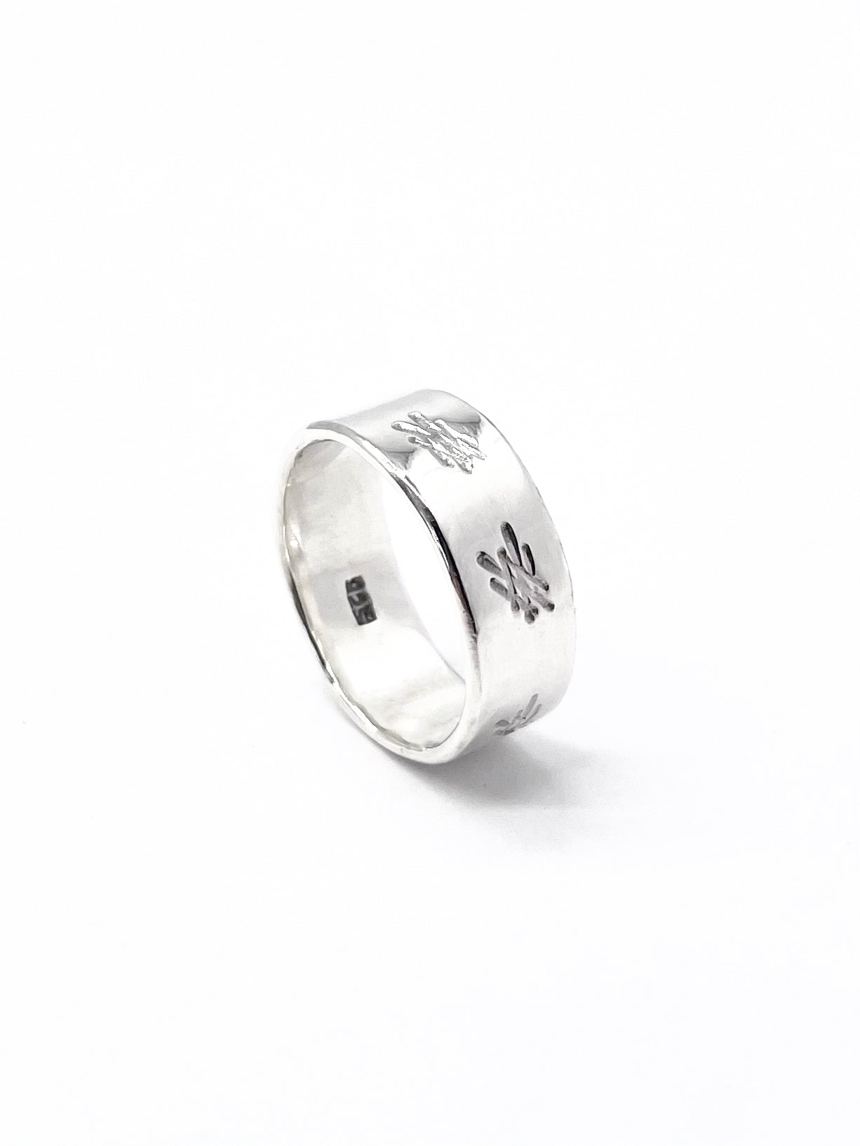 Men's Silver Shiro Ring Thiago Silver Jewellery