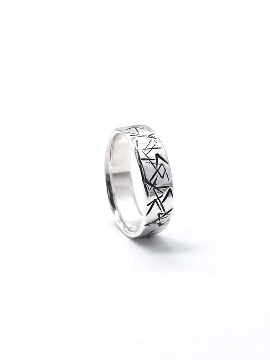 Men's Silver Torai Ring Thiago Silver Jewellery