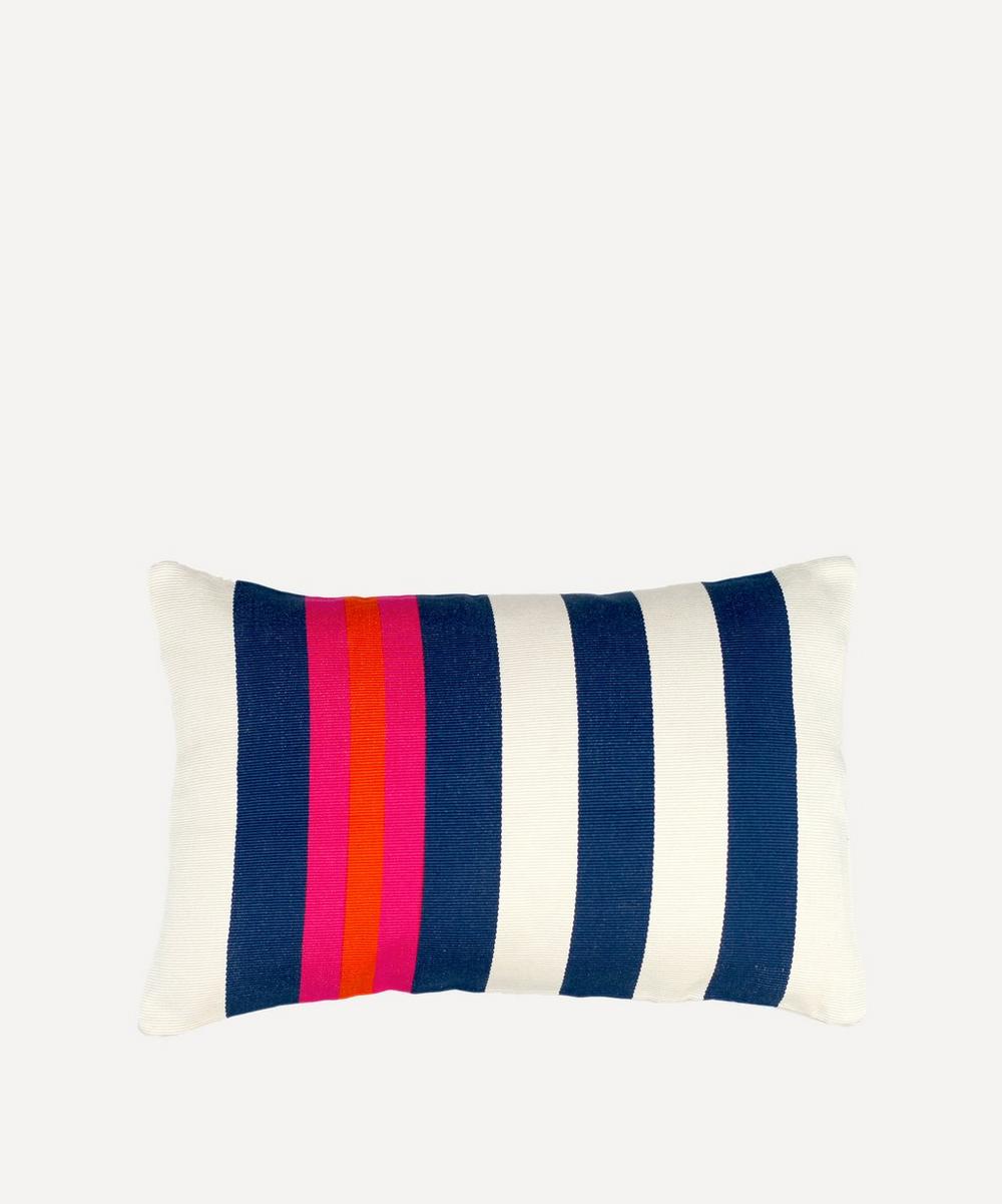 Pais Textil Striped Pima Cotton Lumbar Cushion