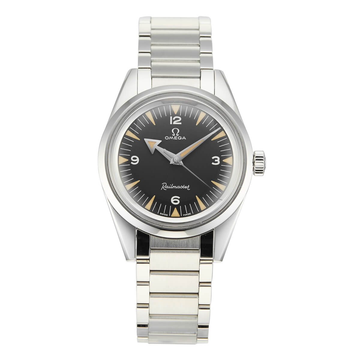 Pre-Owned OMEGA Railmaster 'The 1957 Trilogy' Limited Edition Mens Watch 220.10.38.20.01.002