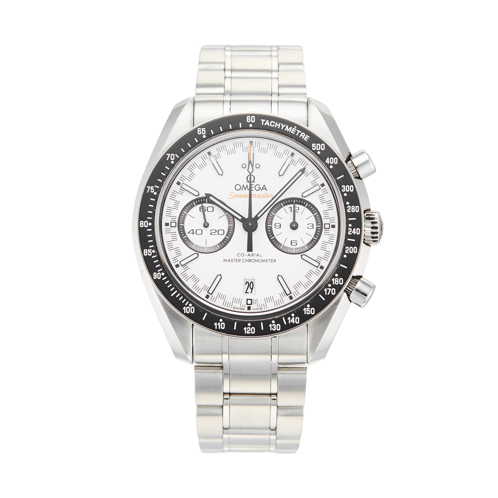 Pre-Owned OMEGA Speedmaster Racing Master Chronometer Chronograph 44.25m Automatic Mens Watch 329.30.44.51.04.001