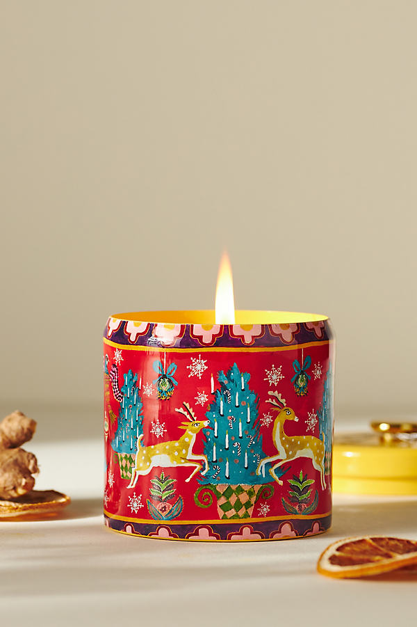Raphael Balme for Anthropologie Spice White Ginger Tin Candle